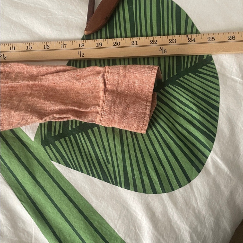 Loft Women's Rust Button-Up Blouse - image 5